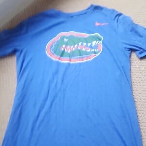 Nike Blue T-Shirt with Gator Graphic